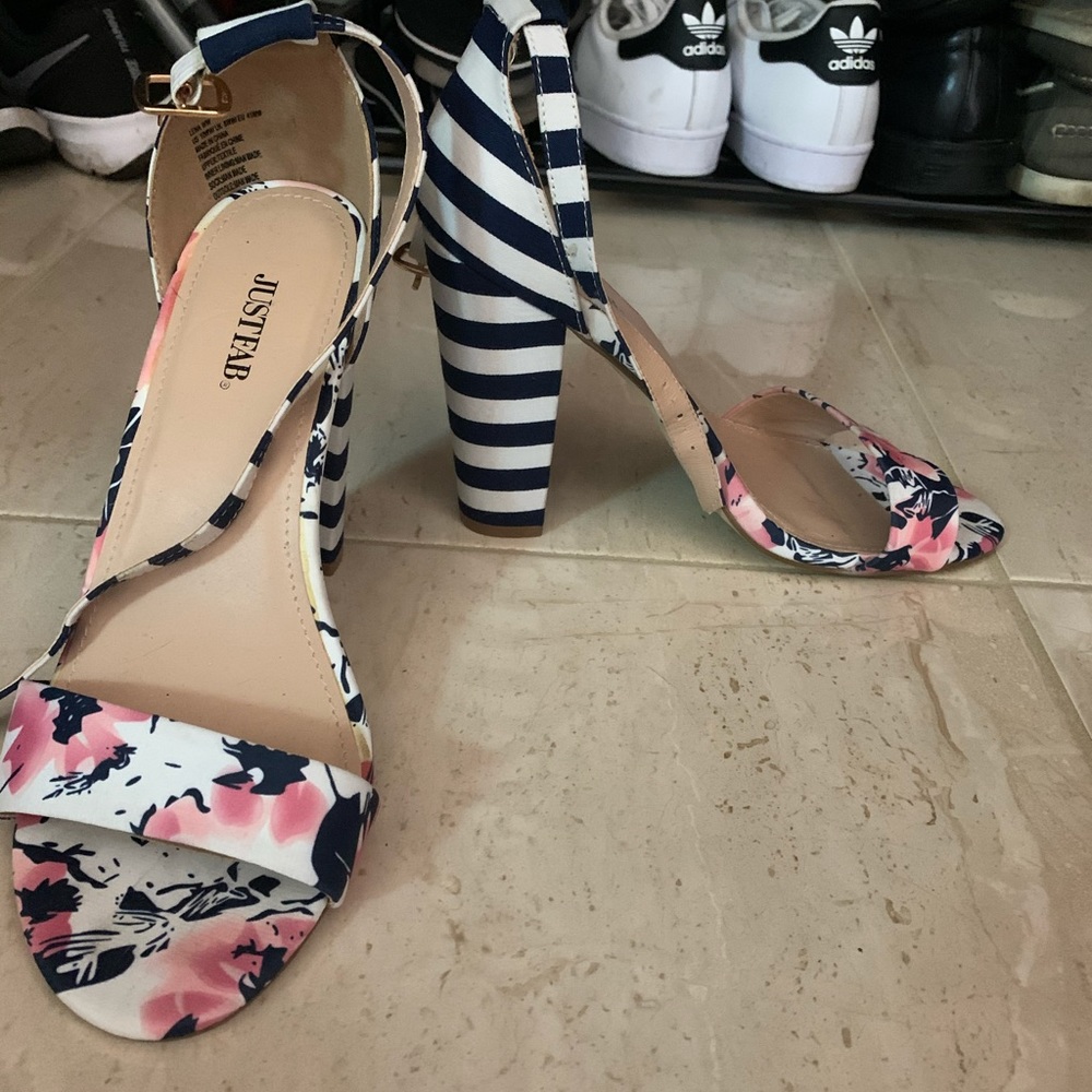 Just fab floral and striped pumps!
